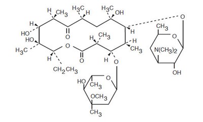 Chemical Structure (Ery Tab 333 mg Structure)